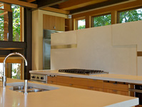 Concrete Counter and Backsplash